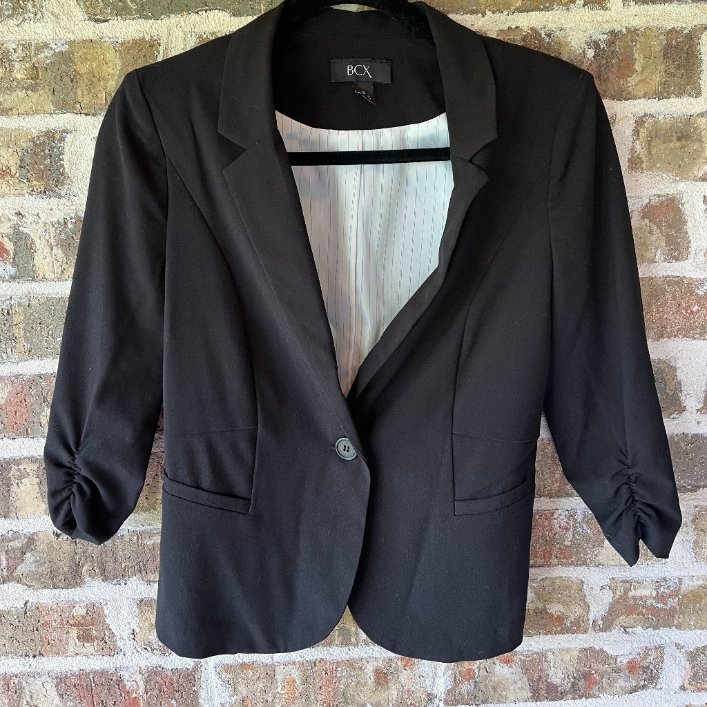 Bcx Black Jacket One Button